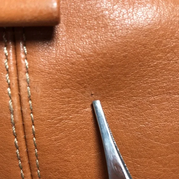 Fossil Tan Leather Crossbody Purse Bag - Picture 5 of 9